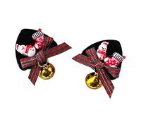 UxicRuya Lot de 2 pinces à cheveux de Noël pour déguisement de fête, jeu de rôle, anniversaire, Bonhomme de Neige