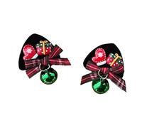 UxicRuya Lot de 2 pinces à cheveux de Noël pour déguisement de fête, jeu de rôle, anniversaire, Sapin de Noël