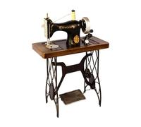 UxicRuya Machine à Coudre Vintage Modèle Décoration Étagère Antique Sculpture Tinplate Ornement Objet de Collection Figurine Statut Rétro de Bureau Adaptée à L, Style D