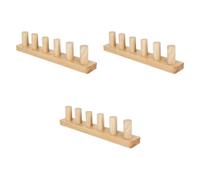 UxicRuya Métiers à Tricoter en Bois, Accessoire pour La Fabrication de Couvertures, Cadeaux Réutilisables, Portables, Adaptés Aux Débutants, Métiers à Tisser P, 3 Pièces