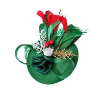 UxicRuya Pince à cheveux pour chapeau de mariée, épingle à cheveux pour cosplay, pour représentations sur scène, Halloween, Vert