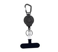 UxicRuya Retractable Keychain Porte-clés Rétractable Anti Vol Dragonne Téléphone Câblée Mousqueton Sécurisé Convient pour Usage en Magasin Travail Bureau Sorti, A