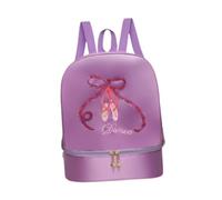 UxicRuya Sac à Dos de Danse Classique avec Espace pour Chaussures de Claquettes, Violet