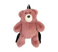 UxicRuya Sac à Dos en Peluche avec Motif d'ours et Dessin animé pour étudiants Adultes, Couleur de La Pâte de Haricots