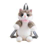 UxicRuya Sac à Dos Léger et Profilé pour Femme, à La Mode, avec Un Motif de Peluche, Gris Brunâtre