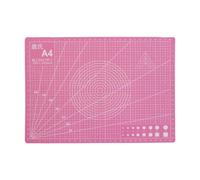 UxicRuya Tapis de Découpe Double Face En PVC à Structure Quadrillée, Idéal pour La Couture, La Création de Patrons, La Confection de Vêtements et Le Patchwork, Rose