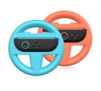 Uxilep Volants pour Nintendo Switch 2 JoyCons, volants de course pour Mario Kart Wolrd 8 Deluxe, lot de 2 volants Switch 2 Mario Kart pour Nintendo Switch 2 (2025)