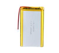 Uxney Batterie Li-Po 3,7 V 10 000 mAh 1160100 lithium-polymère lithium-ion avec connecteur 2P-PH avec grille de 2,0 mm