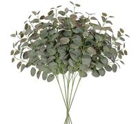 UXORSN 6Pcs Branches et Feuilles D'eucalyptus Plantes Artificielles 70cm Vert Eucalyptus Tiges Feuillage Artificiel Fausse Plante Interieur pour Decoration Maison Mariage Cuisine Composition Florale