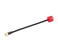 Uxsiya Antenne FPV 5,8 GHz, Coque en Plastique 155 mm Lollipop3 Antenne FPV Trou intérieur RP-SMA pour Drone RC(Rouge)