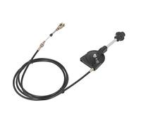 Uxsiya Câble de Commande d'accélérateur, câble d'accélérateur d'excavatrice Joint en Acier Inoxydable à réponse Rapide de 2,5 mètres pour EX230 EX230