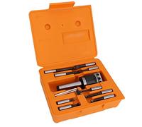 Uxsiya Haute Dureté en Acier au Carbone F1 Tête D'alésage 1-1/2-18UNF Filetage de Queue M12 MT3 Filetage de Queue de Tige 26 * 25 * 11 F1 R8 à 1/2-20 Transmission mécanique