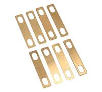 Uxsiya Luthier Neck Shim, 8 pièces Guitar Neck Repair Shims Good Match Non Damage 0,2 mm 0,5 mm 1 mm d'épaisseur Protection pour basse