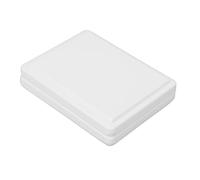 Uxsiya Palette de peinture en céramique, palette d'aquarelle réutilisable pour artistes, avec couvercle et 12 compartiments en porcelaine blanche pure