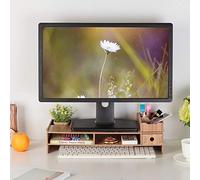 Uxsiya Support TV pour Salon, Support pour Ordinateur Portable, Organiseur de Bureau