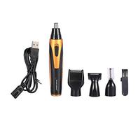 Uxsiya Tondeuse À Cheveux 4 En 1 Rechargeable Hommes Nez Oreille Temple Tondeuse À Cheveux Électrique Barbe Sourcils Clipper Rasage Kit De Rasage