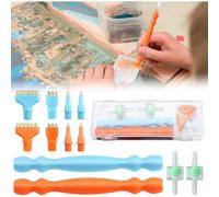 Uxsjakjsd 1 Ensemble D'Outils pour la Peinture Diamant sous Vide, Comprenant des Stylos pour la Peinture Diamant, Accessoires pour la Peinture Diamant