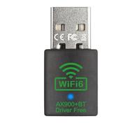 Uxsjakjsd 2,4 G / 5 GHz Dual Band 900Mbps USB WiFi Bluetooth Adaptateur 2 en 1 Dongle Wi-FI Dongle Network Carte Receiver pour Ordinateur Portable PC