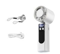 Uxsjakjsd 2025 Venue à Main Puissante Réfrigération à Ultra-Haute Vitesse Small Ventilateur USB Portable de Glace Extérieure Compress Filation Artefact Blanc