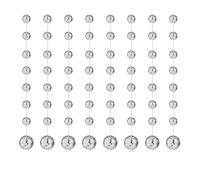 Uxsjakjsd 8 Packs de 1,5 M DéCorations de FêTe Boule Disco Mini Boule Disco Ornements Miroir pour NoëL Mariage FêTe de Musique Dansante des AnnéEs 70