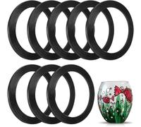 Uxsjakjsd 8 Pcs Stained Glass Lead Lines 3mm 216ft Glass Decal Leading Lines Roll For Glass Painting - Window