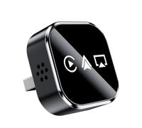 Uxsjakjsd Adaptateur Carplay sans AirPlay Carplay Android Auto Dongle USB Plug et Play Carplay Filaire vers sans Noir