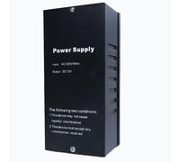 Uxsjakjsd Alimentation Électrique de Commutateur de Contrôle D'Accès DC 12V-14V 5A pour 2 Serrures, Relais Double, Source D'Alimentation de Porte, Fonctionne avec Interphone Vidéo AC 110-230V.