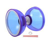 Uxsjakjsd Balle de Diabolo à Triple Roulement à Billes de Jonglerie, Ensemble de Balle Cristal Bleu