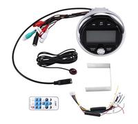 Uxsjakjsd Bluetooth MP3 Media Player pour UTV ATV RZR Motorboats Yachts Boat Radio Marine Radio Stéréo FM AM Récepteur AUX Audio