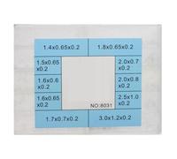 Uxsjakjsd Boîte D'Assortiment de Circlips en Métal pour Montre, 1,4 mm à 3 Mm, 10 Tailles, pour Réparation D'Horloger