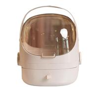 Uxsjakjsd Boîte de Rangement Cosmétique Anti-Poussière de Grande Capacité, Organiseur de Maquillage de Bureau pour Salle de Bain avec Tiroirs pour Produits de Soins de la Peau