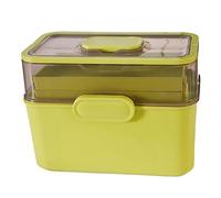 Uxsjakjsd Boîte de Rangement de Médecine à Domicile avec Boîte de Médecine Détachable Utilisée pour la Médecine, Nécessités Quotidiennes