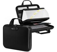 Uxsjakjsd Boîte D'Organisateur de Documents Résistante au Feu avec Verrou et Dossiers - Sac de Protection Rigide pour la Protection des Objets de Valeur et des Documents.