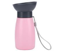 Uxsjakjsd Bouteille d'eau pour Chien, Bol Anti-Fuite, pour Toutes Les Races de Chiens, Randonnée, Chiot, Portable, Rose