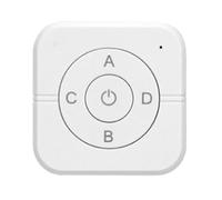 Uxsjakjsd Bouton Circulaire 433MHz Universal Mini Wireless Control System System 5 Touches Mont-Pâte Bouton