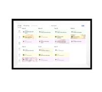 Uxsjakjsd Calendrier Numérique Wi-FI 15,6 Pouces, Tableau des Tâches, Écran Tactile Interactif HD, Planificateur Familial Intelligent, Prise UE.