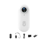 Uxsjakjsd Caméra d'action Thumb 4K avec Carte de 128 Go, Caméra Corporelle 1080P WiFi pour Le Travail, Les Voyages, Les Animaux de Compagnie, la Natation, Le Cyclisme et L'Enregistrement POV.