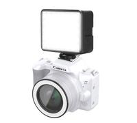 Uxsjakjsd Caméra de Voyage avec Éclairage D'Appoint, Appareil Photo Reflex Numérique 48 MP, Zoom Numérique 16X, Mini Appareil Photo Numérique, Enregistrement Vidéo, Combat, Blanc