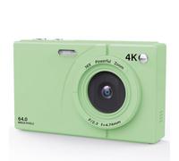 Uxsjakjsd Caméra Numérique 4K CCD 64MP 16x Zoom Numérique avec Une Caméra Vidéo Numérique WiFi 2,8 Pouces avec Carte D 32 Go D
