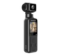 Uxsjakjsd Caméra Numérique de Poche 5K Pocket 5k Caméra Corporelle avec Microphone Externe 270 ° Rotation de L'Enregistreur Vidéo WiFi Camera pour Le Vélo de Sport Extérieur Voyage