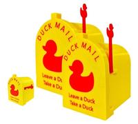 Uxsjakjsd Canard de Croisière pour Aimant de Porte, Mini Décoration de Boîte Aux Lettres Jaune pour Porte, Réfrigérateur et Surfaces Métalliques