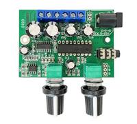 Uxsjakjsd Carte D'Amplificateur de Caisson de Basses Numérique 2.1 Canaux 2 X 6 W + 25 W, Amplificateur de Puissance Audio Stéréo HiFi Pure, Module Double Canal