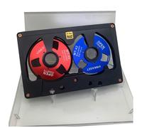 Uxsjakjsd Cassette Audio à Bobine Double Face de 50 Minutes, Boîtier Creux en Métal Vierge pour Enregistrement