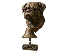 Uxsjakjsd Cloche de Bienvenue Murale en Métal Vintage pour Halloween, Décoration D'Entrée de Maison