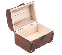 Uxsjakjsd Coffre au avec Serrure, Style Vintage, Boîte de Rangement, Tirelire, Organisateur, Étui D'Épargne pour la Décoration de