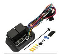 Uxsjakjsd Contrôleur de Ventilateur de Radiateur Numérique à Plage de Température Réglable, Commutateur 12 V 0444, Kit de Commutateur de Ventilateur Thermique Électrique