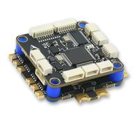 Uxsjakjsd Contrôleur de Vol H743 avec Contrôleur ESC 60 A 8 Bits, Pile 30 X 30, Compatible avec 2 Batteries LiPo 6S, O3, Double Bec, pour Drones INAV, FPV et de Course.