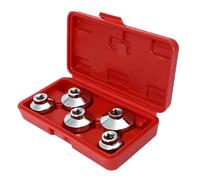 Uxsjakjsd de Douilles Universelles pour Bouchons de Filtre à - 5 Pièces en Tailles 24 Mm, 27 Mm, 32 Mm, 36 Mm, 38 Mm. Comprend un Étui de Rangement et un Outil de Démontage.