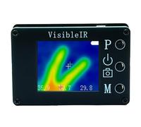 Uxsjakjsd Détecteur Thermique Imager Thermique Visible 32x24 Fusion de Caméra Infrarouge et de Lumière Visible -40°C à 300°C Détecteur Thermique