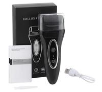 Uxsjakjsd Électrique Rechargeable pour les Pieds, Élimine la Corne et les Mortes, Outil de Soin des Pieds, Noir